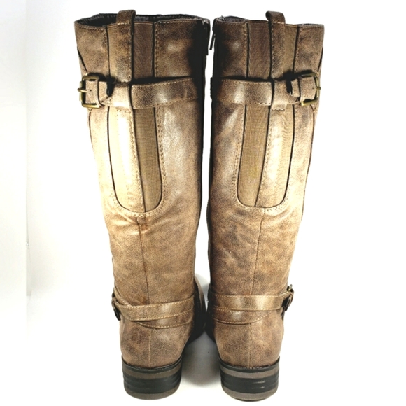 Bare Traps Alyssa Brown Faux Leather Riding Boots. Women's Size 7.5 M - Picture 8 of 15